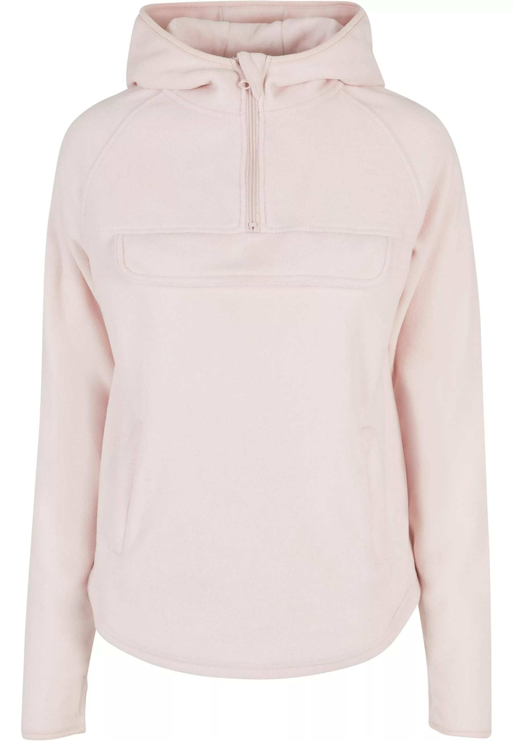 URBAN CLASSICS Kapuzenpullover "Urban Classics Damen Ladies Polar Fleece Pu günstig online kaufen