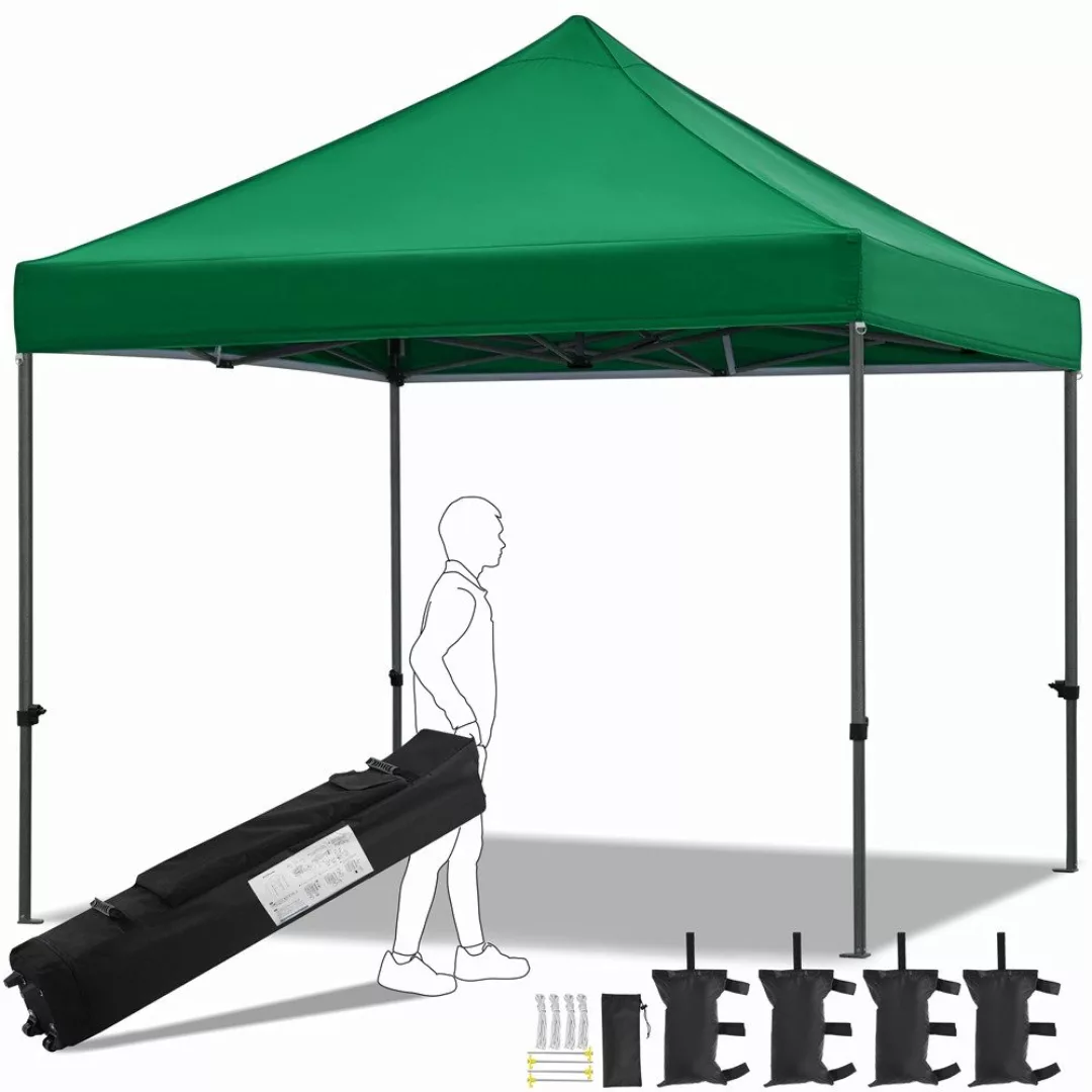 Yaheetech Faltpavillon 3x3m, Pavillon inkl. Tasche günstig online kaufen