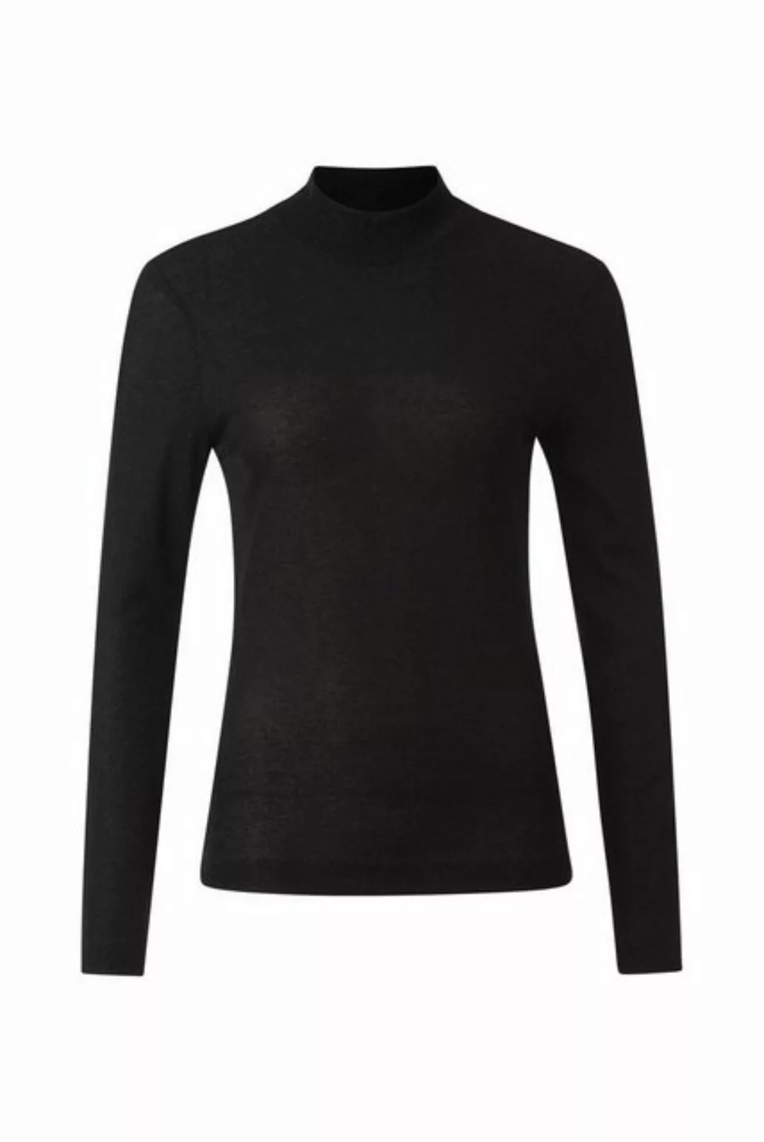 Rich & Royal Langarmshirt EcoVero Rib Lurex Turtleneck Longsl günstig online kaufen