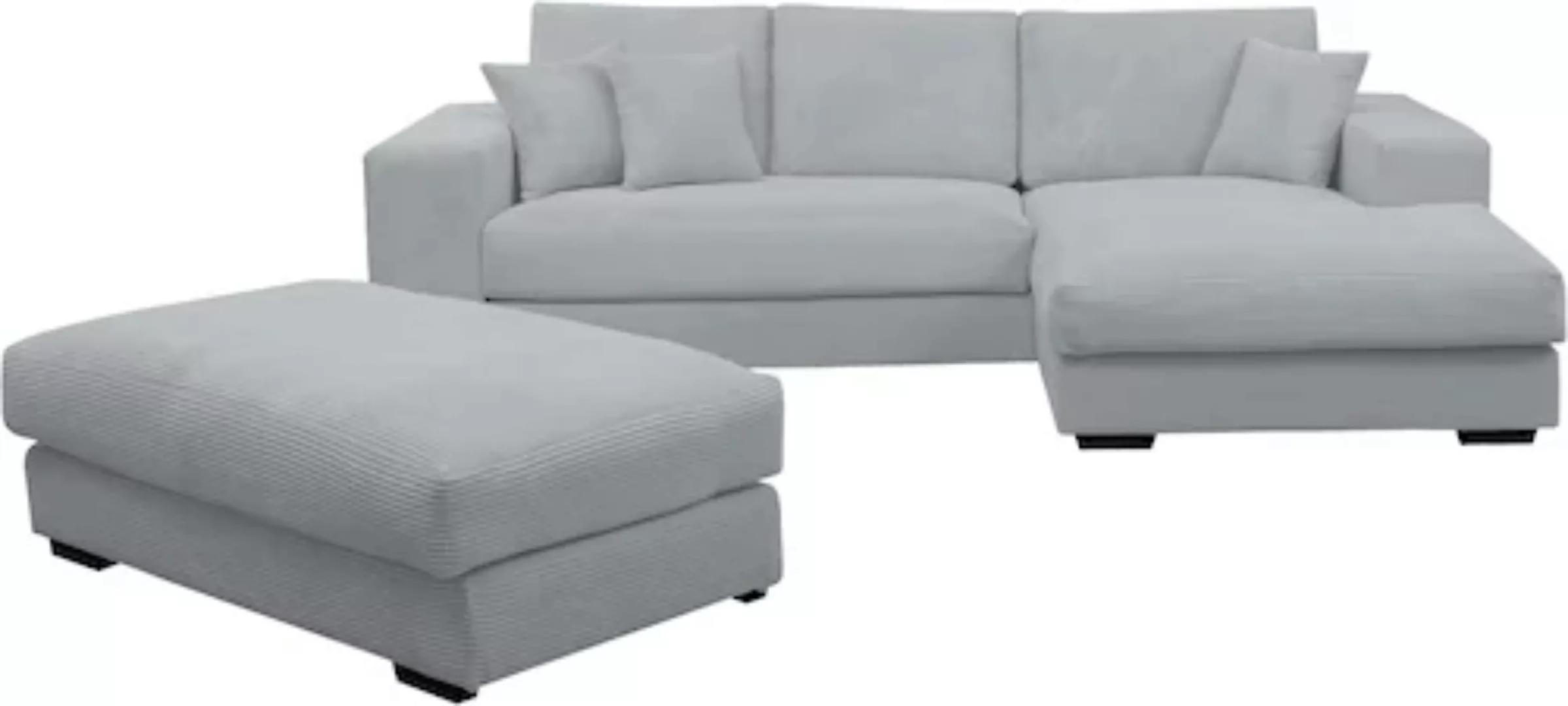 WERK2 Ecksofa »Eden« mit Polsterhocker günstig online kaufen