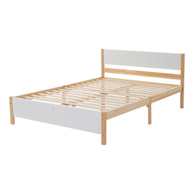 Gotagee Holzbett Einzelbett Futonbett Jugendbett Doppelbett Bett flaches Be günstig online kaufen