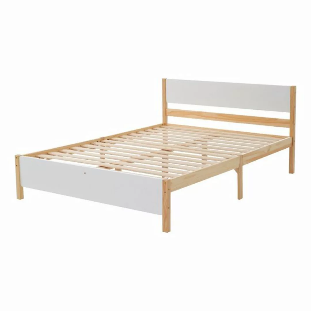 Gotagee Holzbett Einzelbett Futonbett Jugendbett Doppelbett Bett flaches Be günstig online kaufen