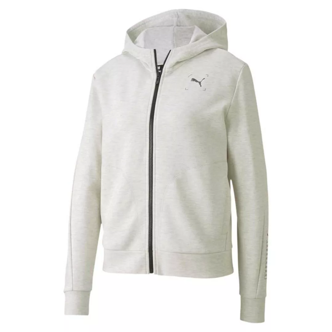 Puma Nu-tility Sweatshirt Mit Reißverschluss S Puma White Heather günstig online kaufen