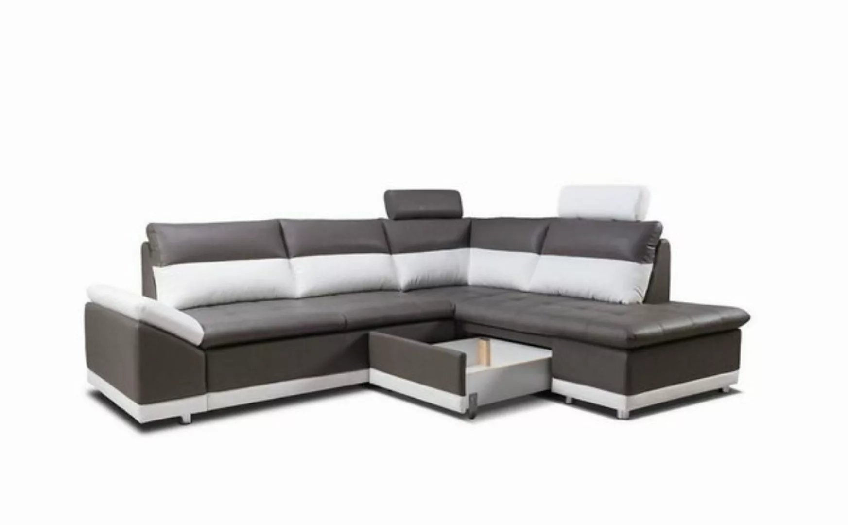 JVmoebel Ecksofa Schlafsofa Sofa Couch Polster Eck Sofas Couchen Sitzecke S günstig online kaufen