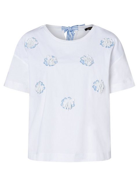 T-Shirt mit Blumen-Applikation, Frühjahrs-Kollektion günstig online kaufen