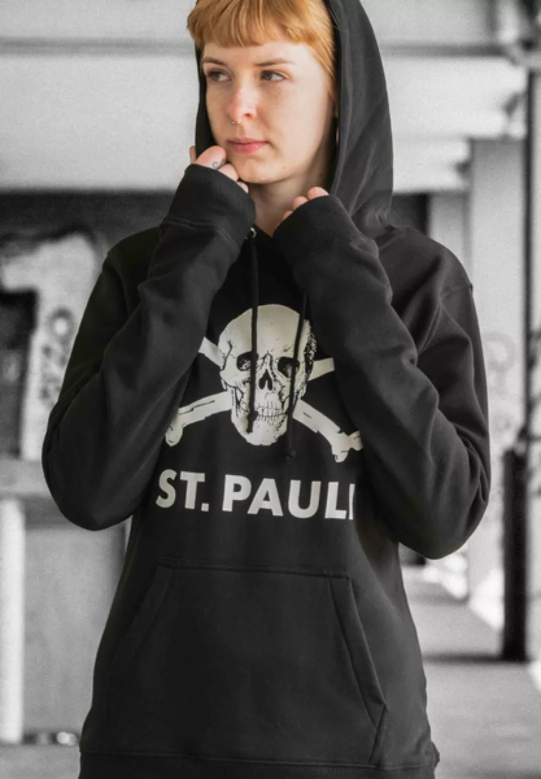 Sweatshirt "St. Pauli Hoodie Totenkopf I" günstig online kaufen