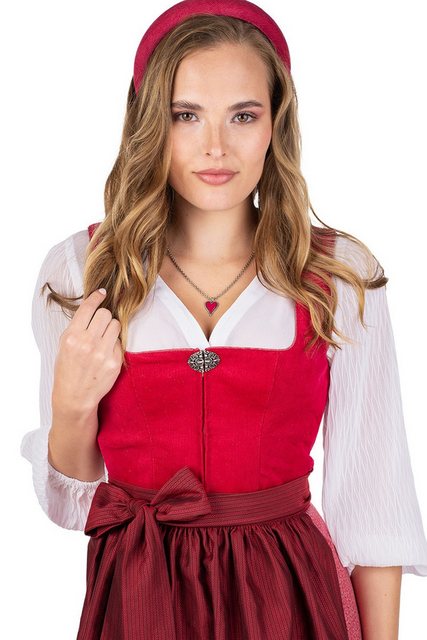 MarJo Dirndl Cord Dirndl 2tlg. - RIEGSEE - magenta günstig online kaufen