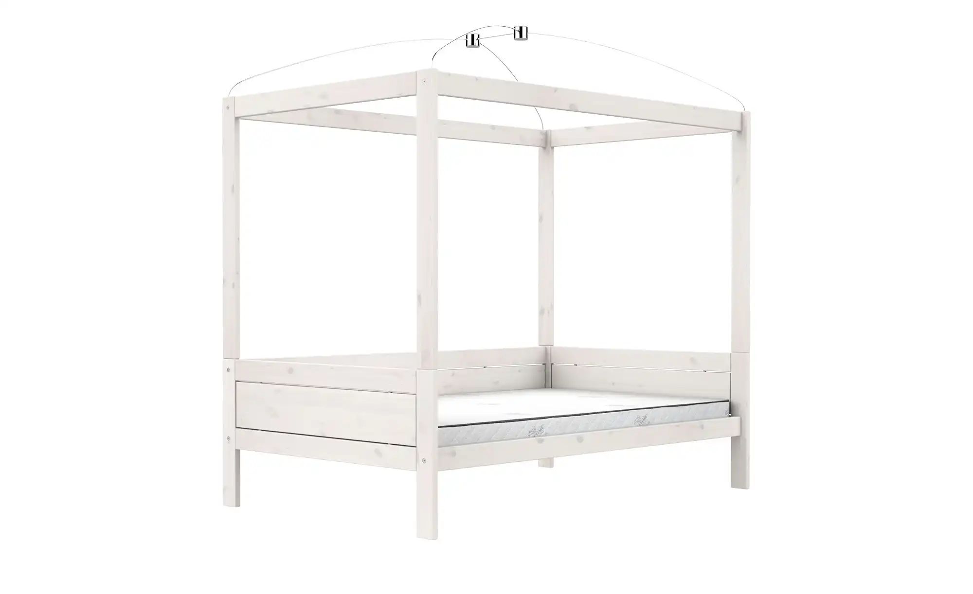 Lifetime Himmelbett 120cm  Basis ¦ weiß ¦ Maße (cm): B: 207 H: 210 T: 132.0 günstig online kaufen