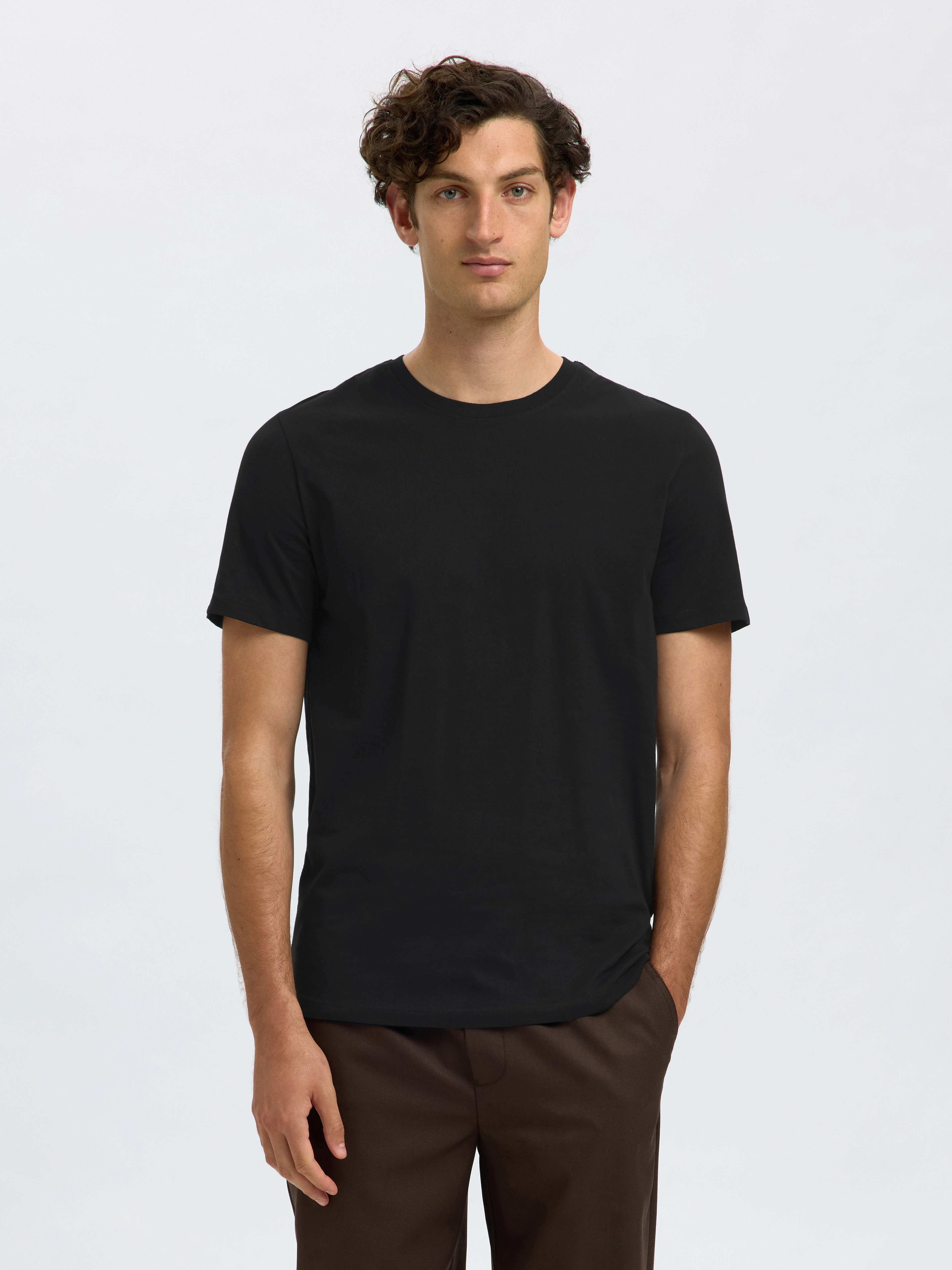 SELECTED HOMME Rundhalsshirt "SLHCORMAC SS O-NECK TEE 5 PACK NOOS", (Packun günstig online kaufen
