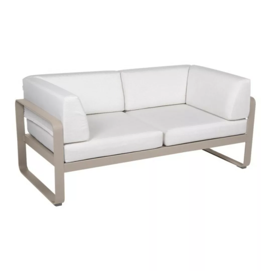 Bellevie 2-Sitzer Club Sofa 14 Muskat 81 Grauweiß günstig online kaufen