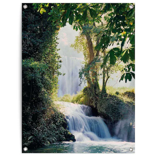 Reinders Poster "Wasserfall", Outdoor für Garten oder Balkon günstig online kaufen