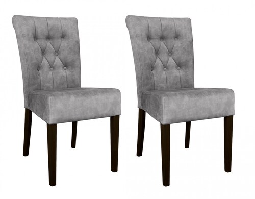 Home affaire 4-Fußstuhl "Ravenna", (Set), 2 St., Samtvelours, Esszimmerstuh günstig online kaufen