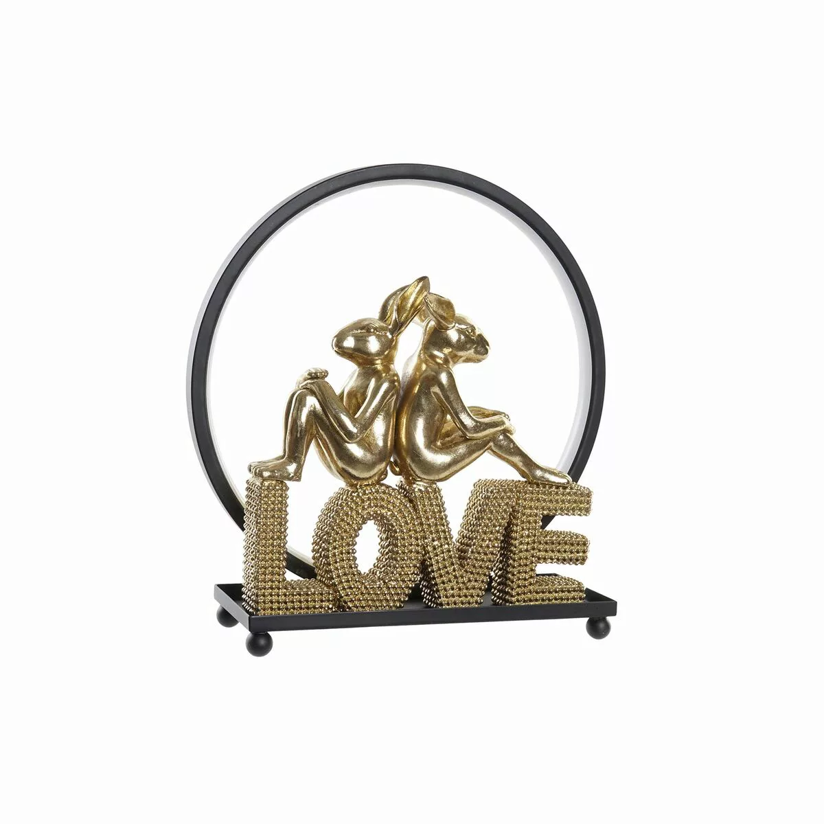 Leuchtende Dekoration Dkd Home Decor Love Hase Harz (30 X 11 X 31,5 Cm) günstig online kaufen