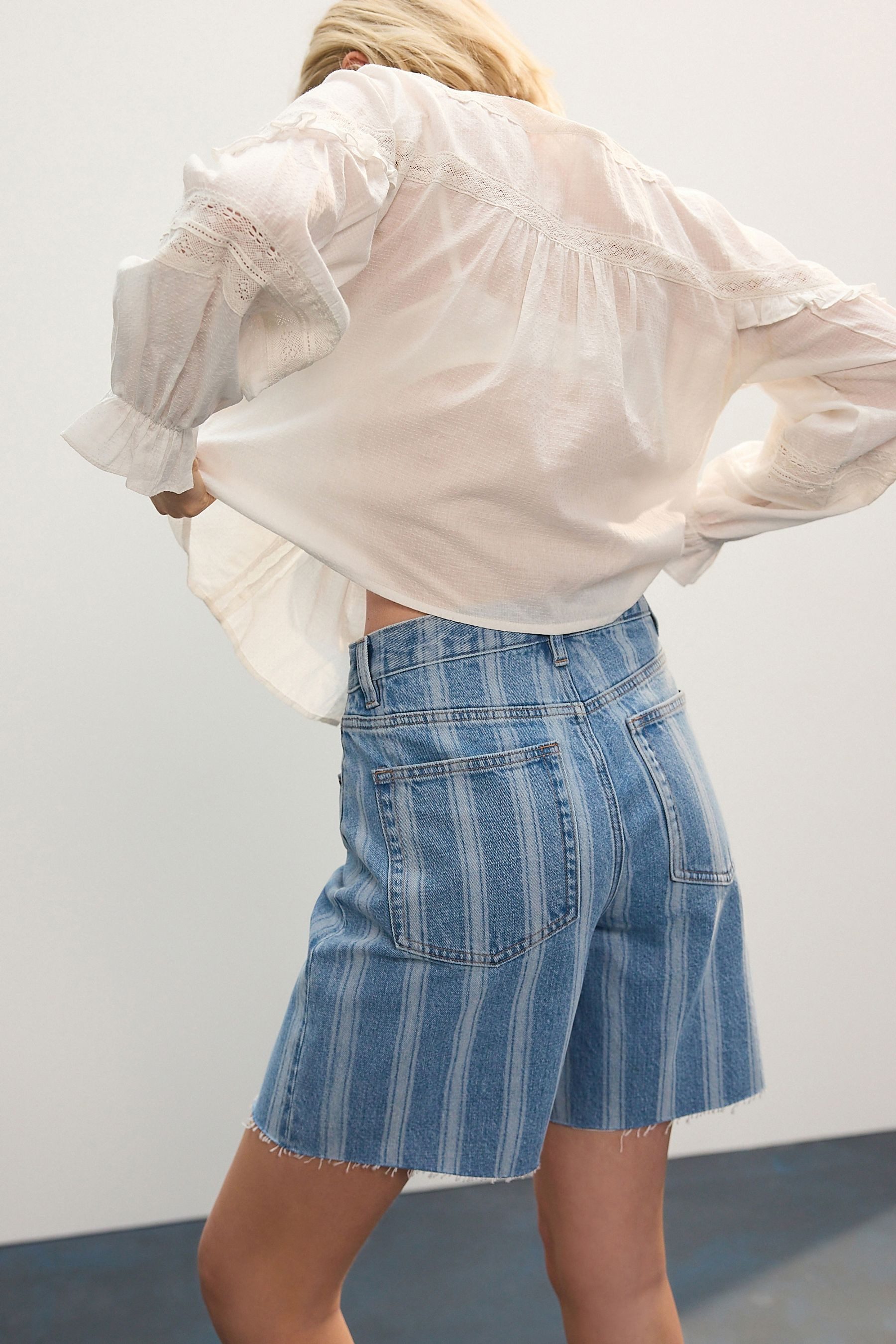 Next Jeansshorts Relaxed Fit Jeansshorts aus günstig online kaufen
