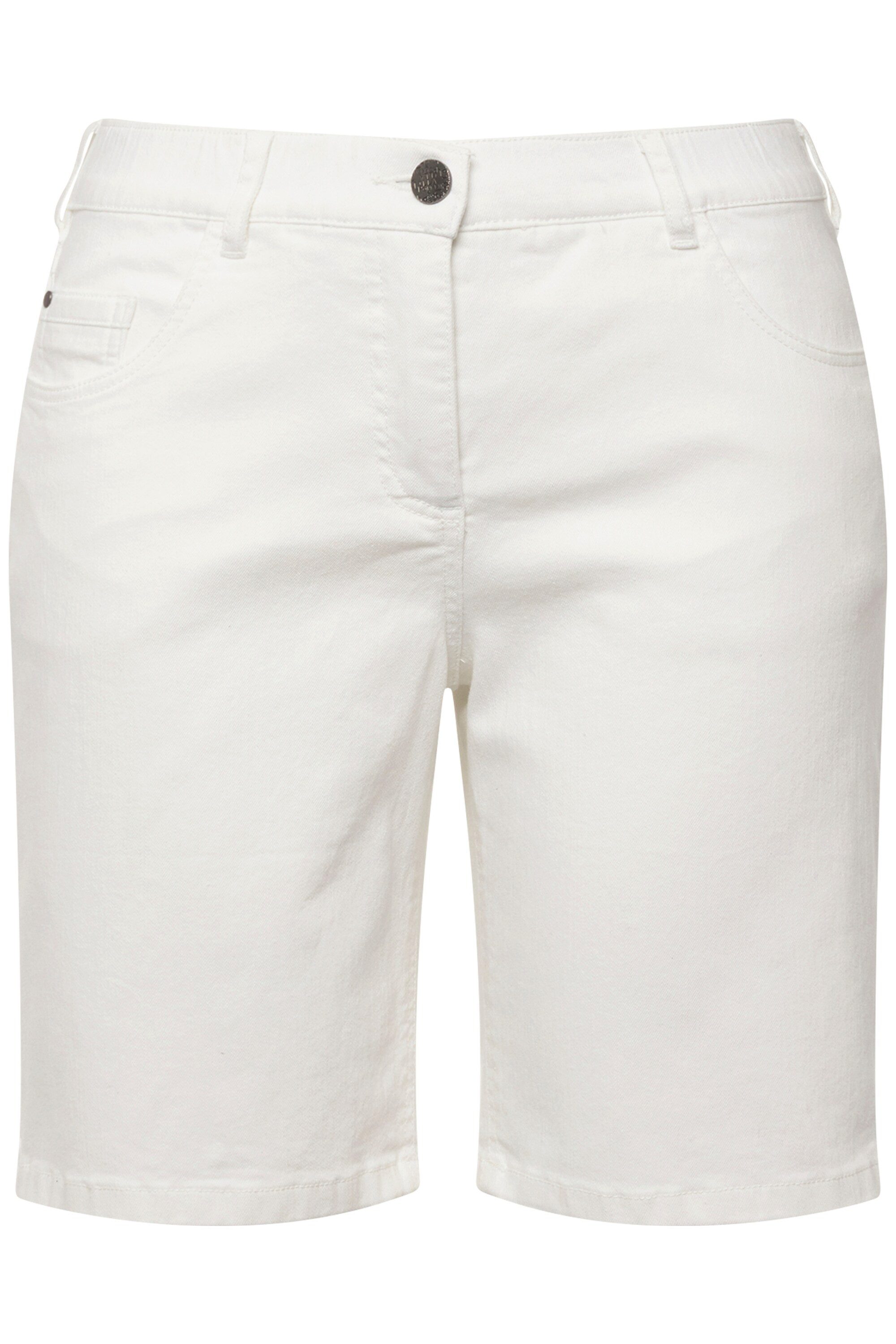 Ulla Popken Bermudas Jeansbermuda Mandy 5-Pocket-Form günstig online kaufen