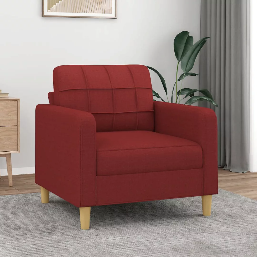 Vidaxl 1-sitzer-sofa Weinrot 60 Cm Stoff günstig online kaufen