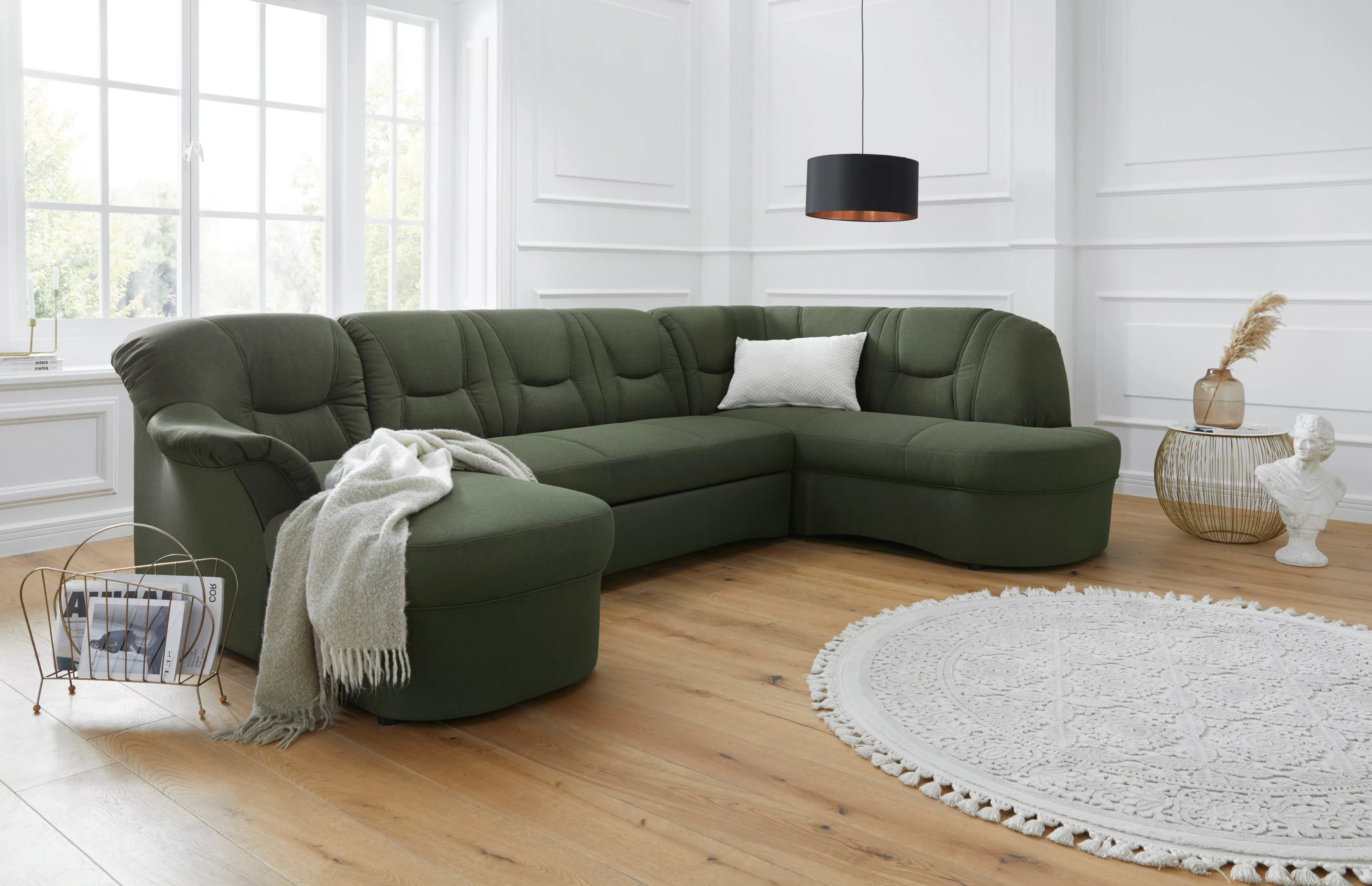 DOMO collection Wohnlandschaft "Sarafina, zeitlos und komfortabel, optional günstig online kaufen