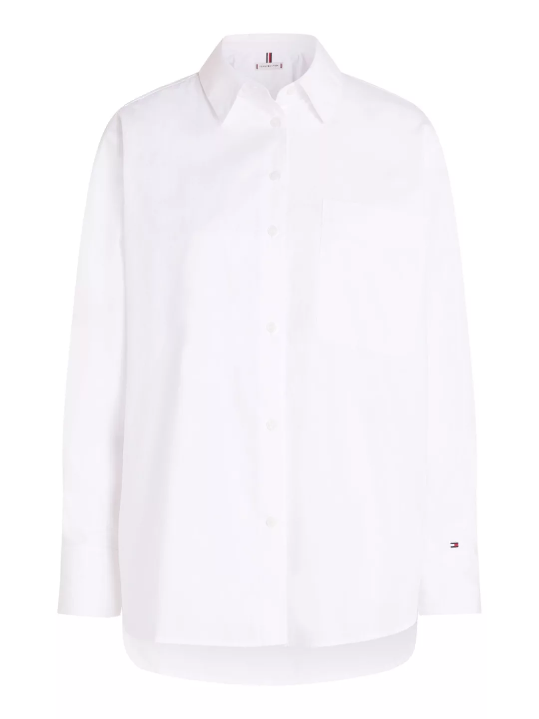 Tommy Hilfiger Curve Hemdbluse CRV ESS COTTON EASY FIT SHIRT in Großen Größ günstig online kaufen