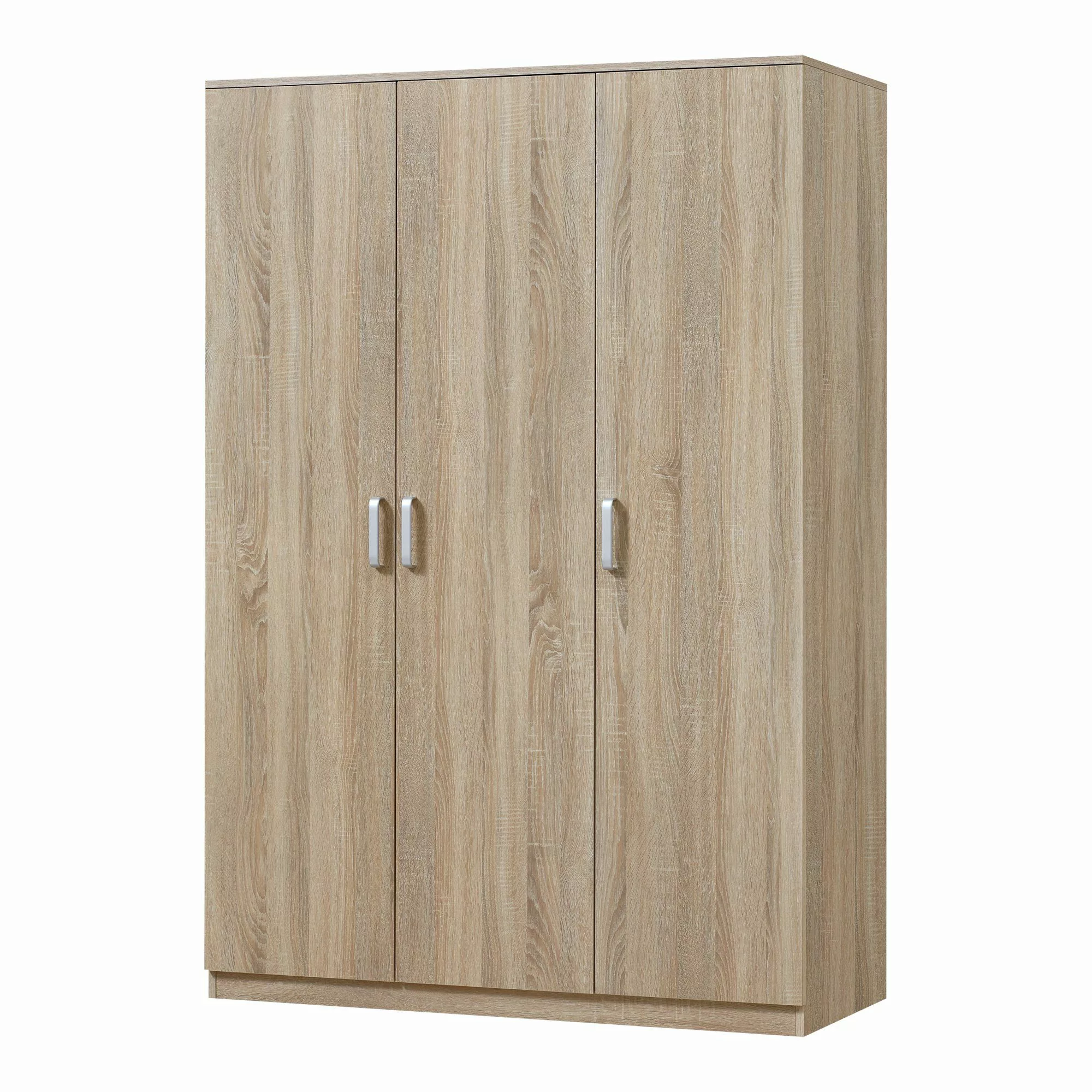 en.casa Kleiderschrank »Bodolz« 176x120x52 cm Sonoma-Eichenoptik günstig online kaufen