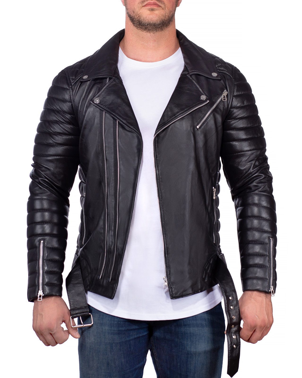 Reichstadt Lederjacke Herren Echtleder Jacke RS001 günstig online kaufen