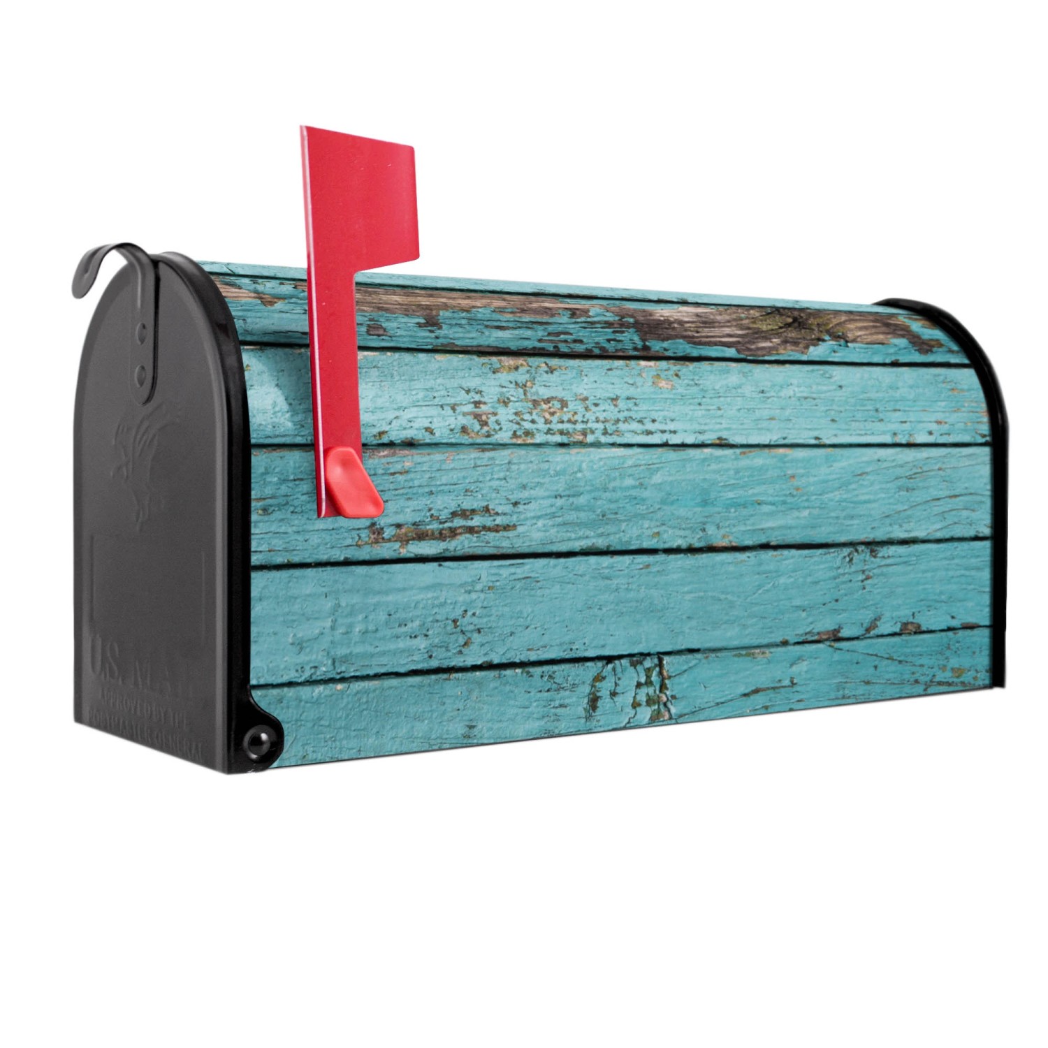 Banjado Amerikanischer Briefkasten Schwarz 48x22x16cm US Mailbox Letterbox günstig online kaufen