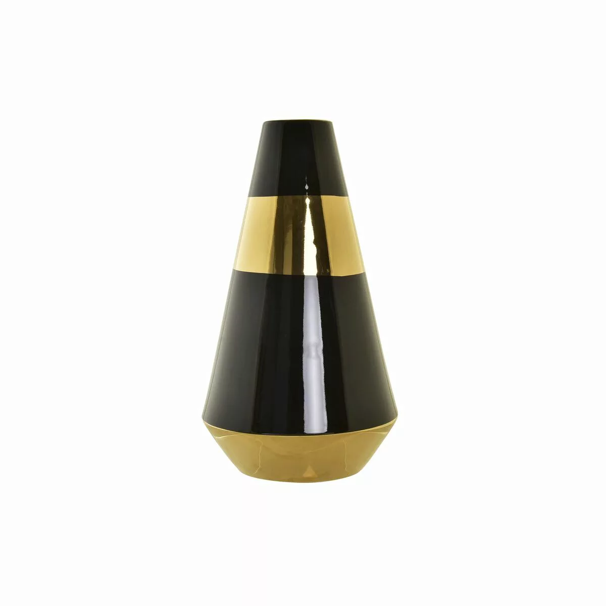 Vase Dkd Home Decor Porzellan Golden Zweifarbig Moderne (19 X 19 X 35 Cm) günstig online kaufen