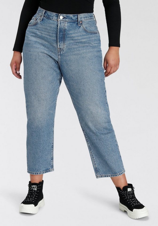 Levi's® Plus 7/8-Jeans 501® CROP in klassischer Leibhöhe günstig online kaufen