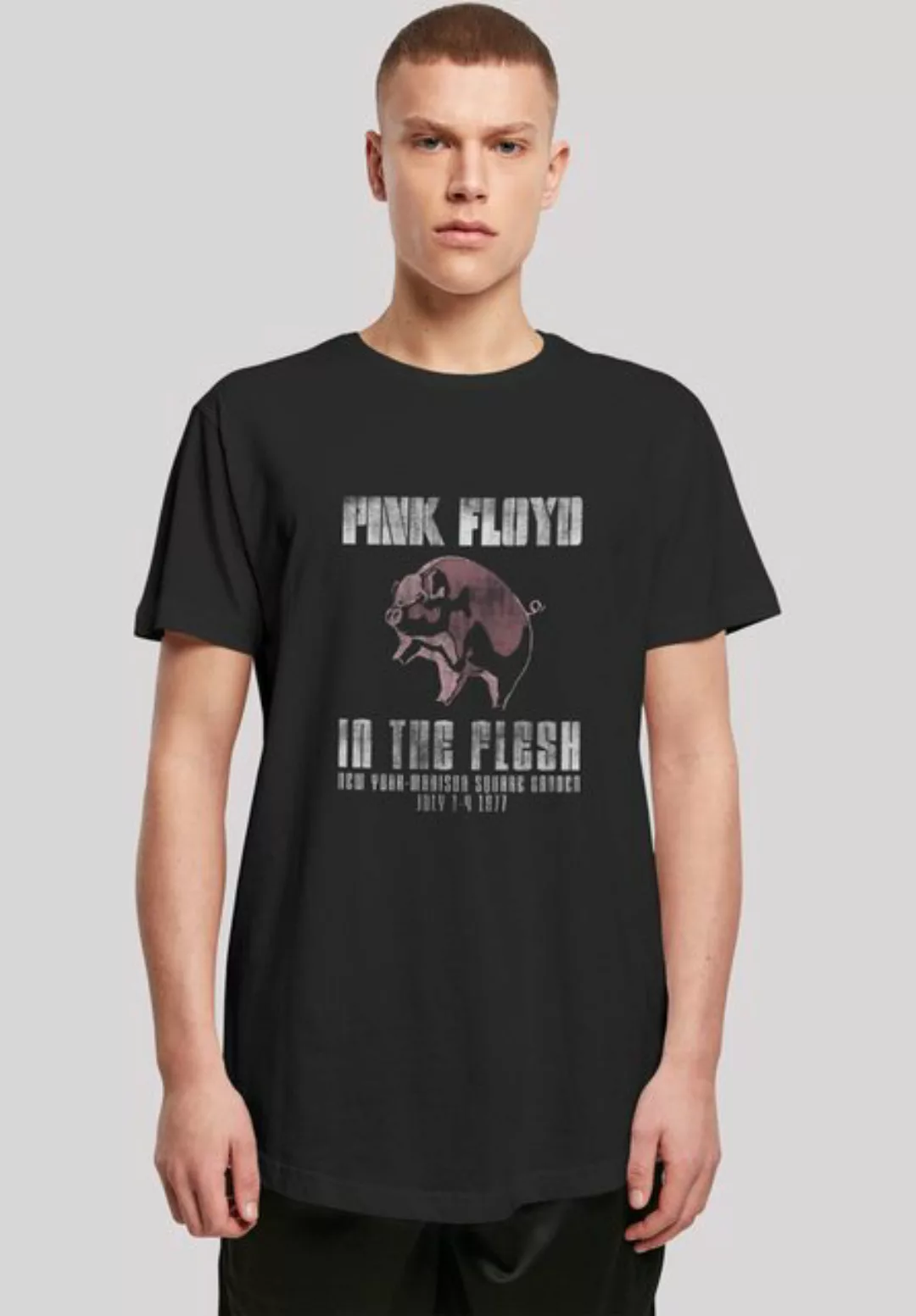 F4NT4STIC T-Shirt "Pink Floyd In The Flesh Band Shirt Rock Musik", Print günstig online kaufen