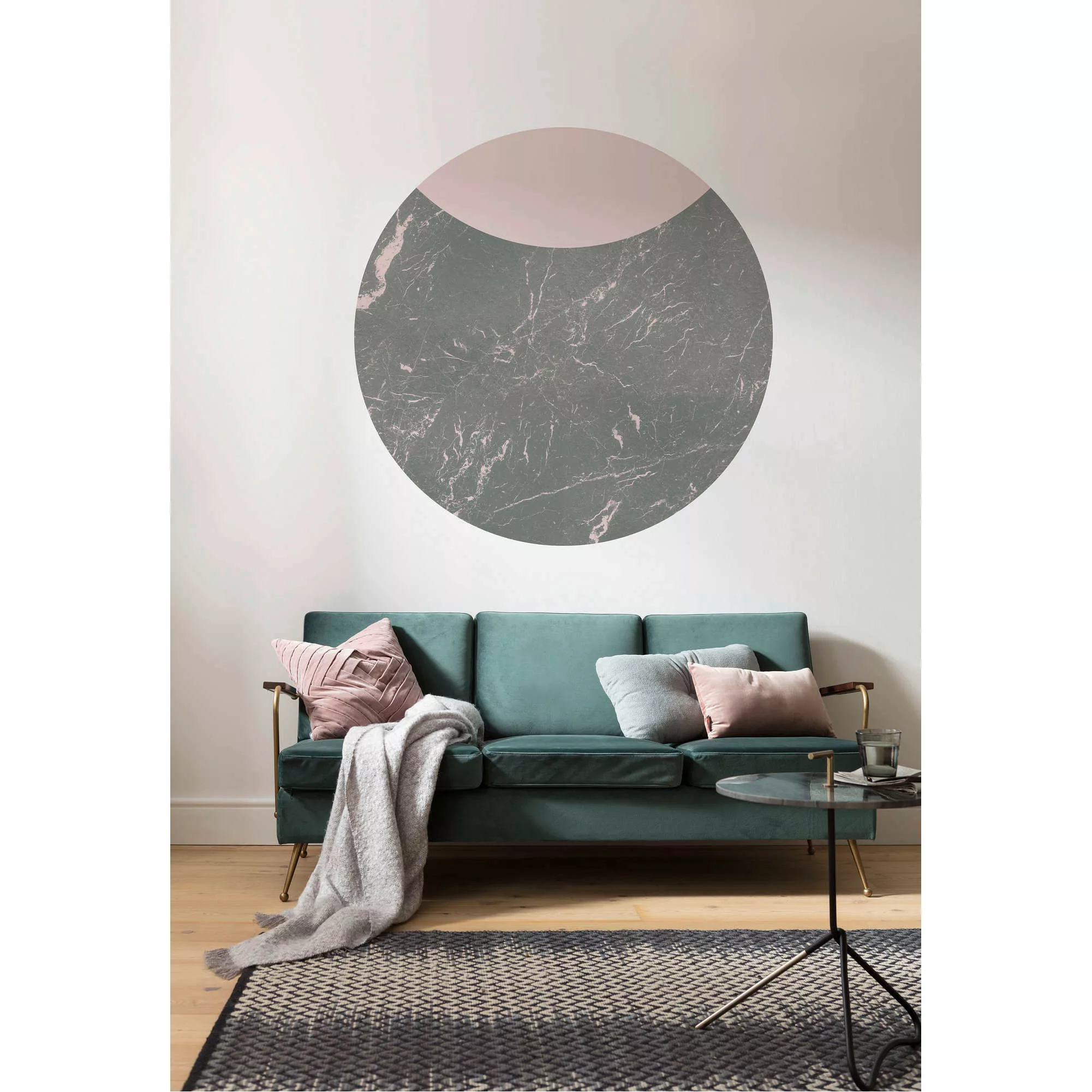 KOMAR Selbstklebende Vlies Fototapete/Wandtattoo - Stripe Marmor - Größe 12 günstig online kaufen