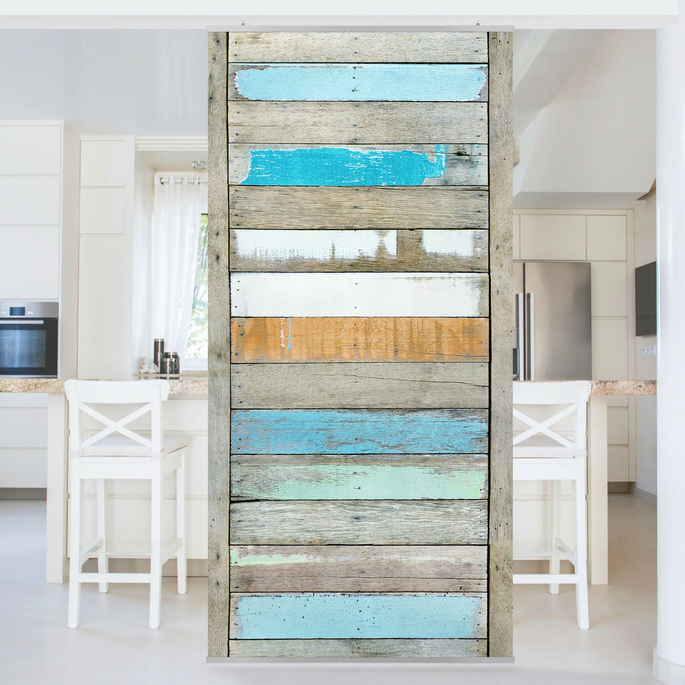 Raumteiler Holzoptik Shelves of the Sea günstig online kaufen