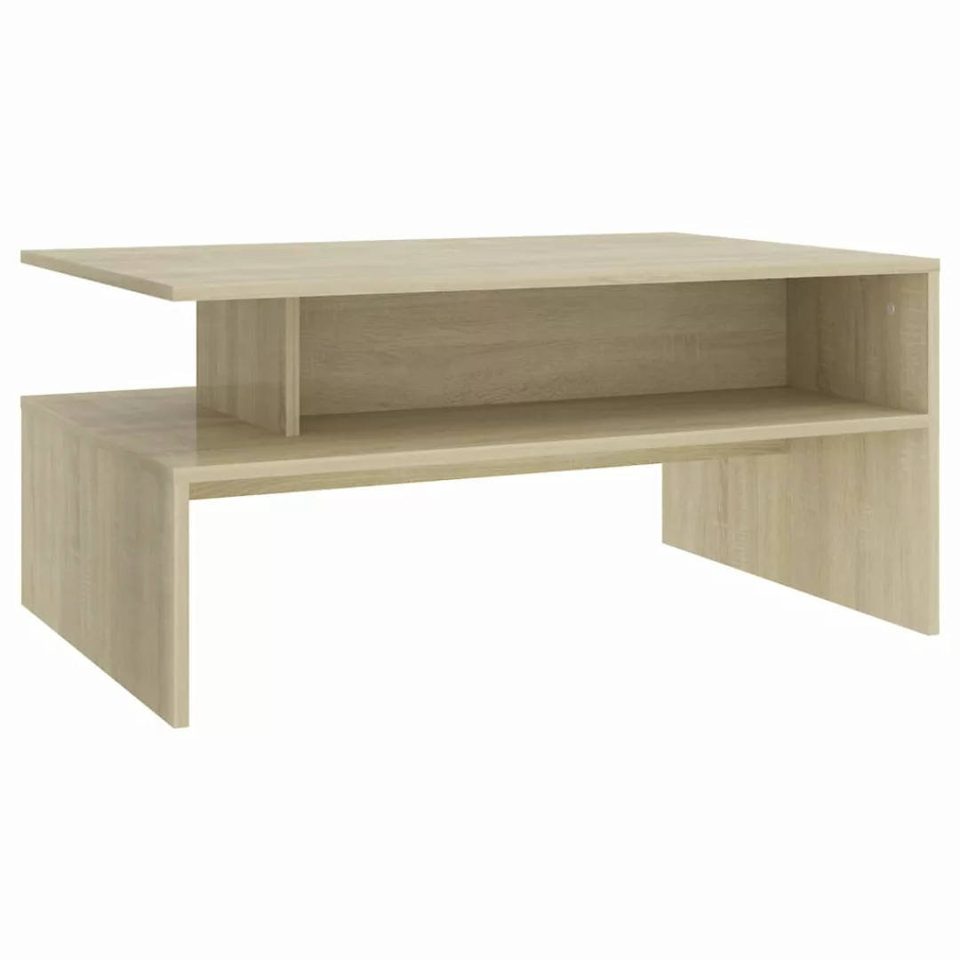 Couchtisch Sonoma-eiche 90x60x42,5 Cm Spanplatte günstig online kaufen