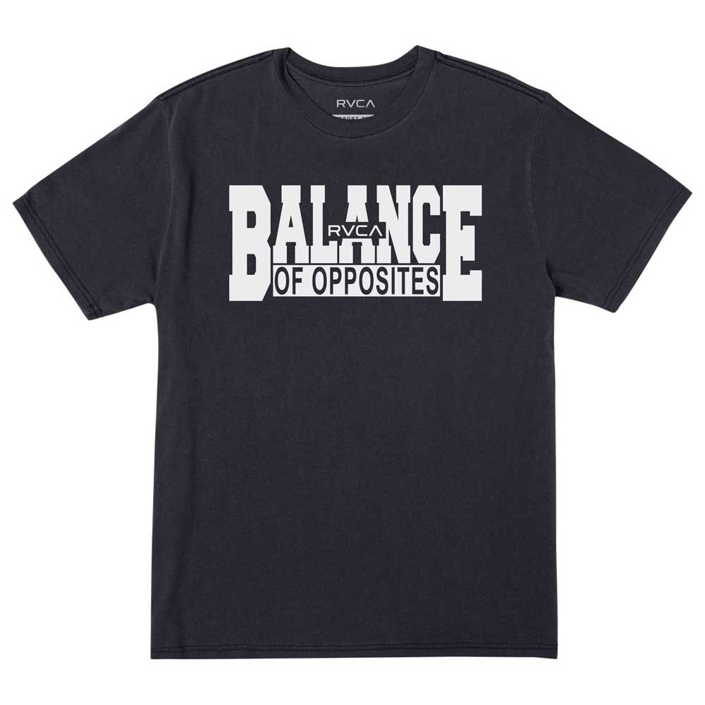 Rvca Balance Block Kurzärmeliges T-shirt S Black günstig online kaufen