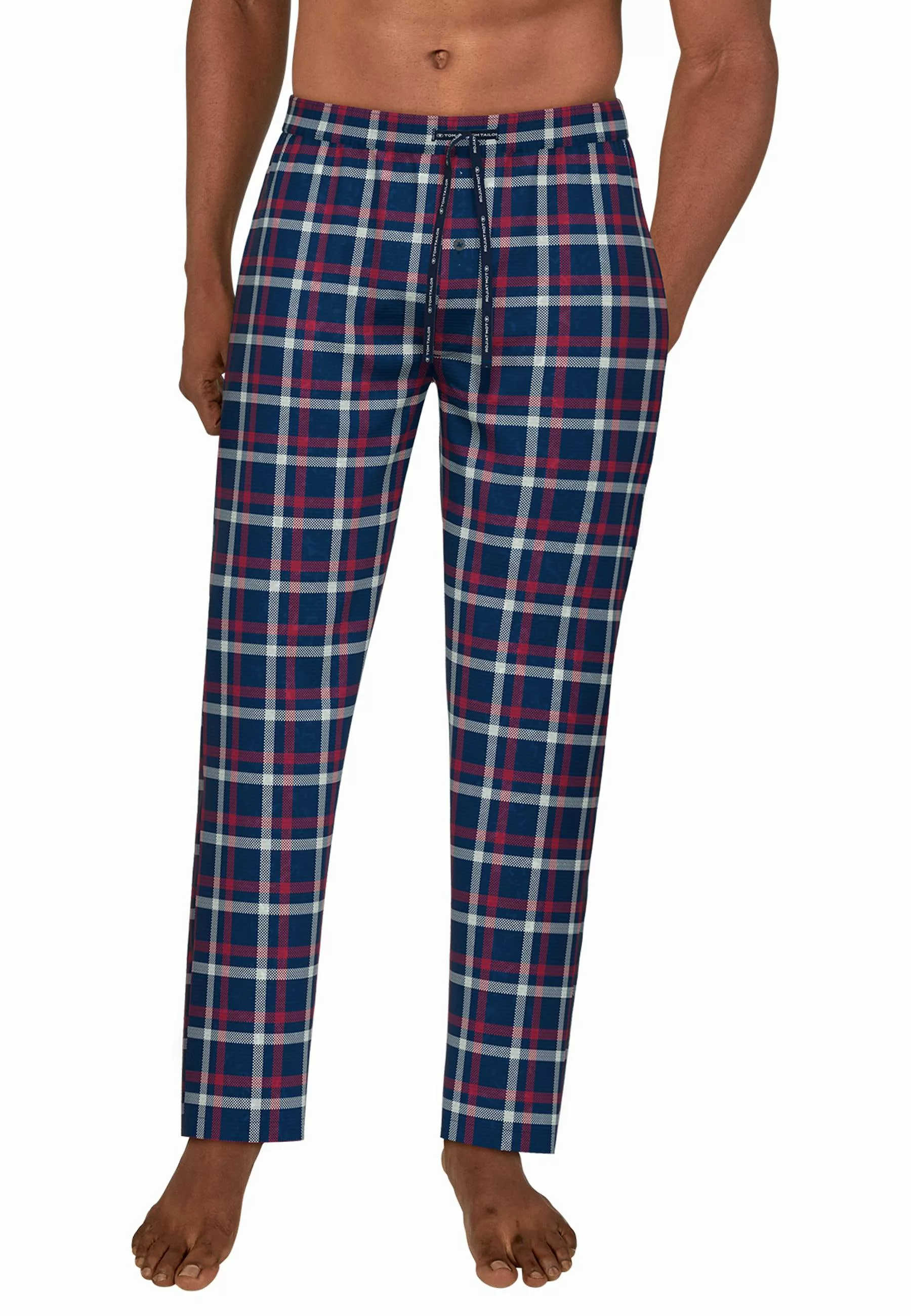 TOM TAILOR Pyjamahose mit Logo-Bindeband günstig online kaufen