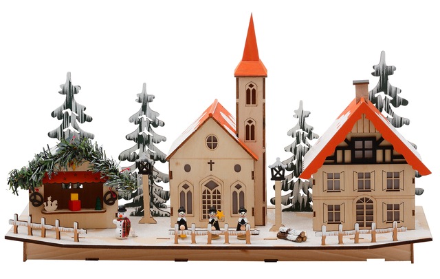 Home affaire Weihnachtsdorf "mit idyllischer Winterlandschaft", Weihnachtsd günstig online kaufen