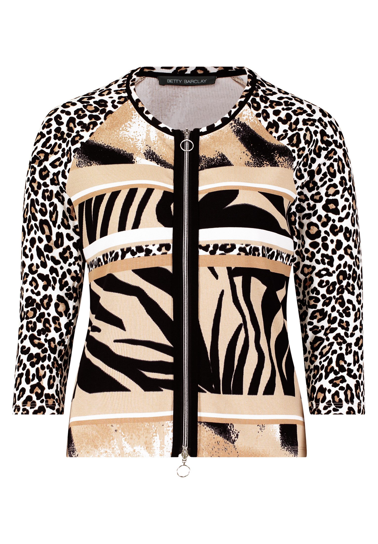 Betty Barclay Shirtjacke "Betty Barclay Damen Shirtjacke mit Rippenstruktur günstig online kaufen