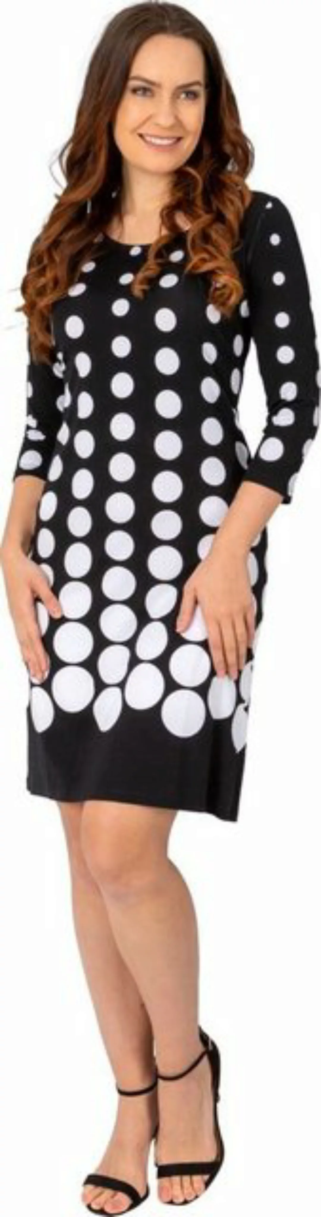 Estefania for woman Jerseykleid 182-5207 mit großen Punkten günstig online kaufen