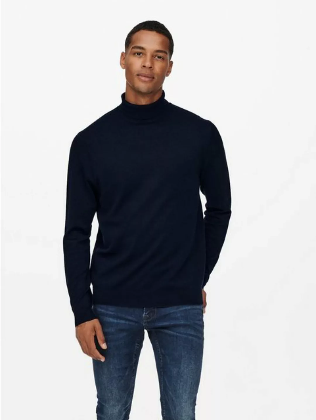 Only & Sons Herren Pullover ONSWYLER LIFE ROLL NECK - Regular Fit günstig online kaufen