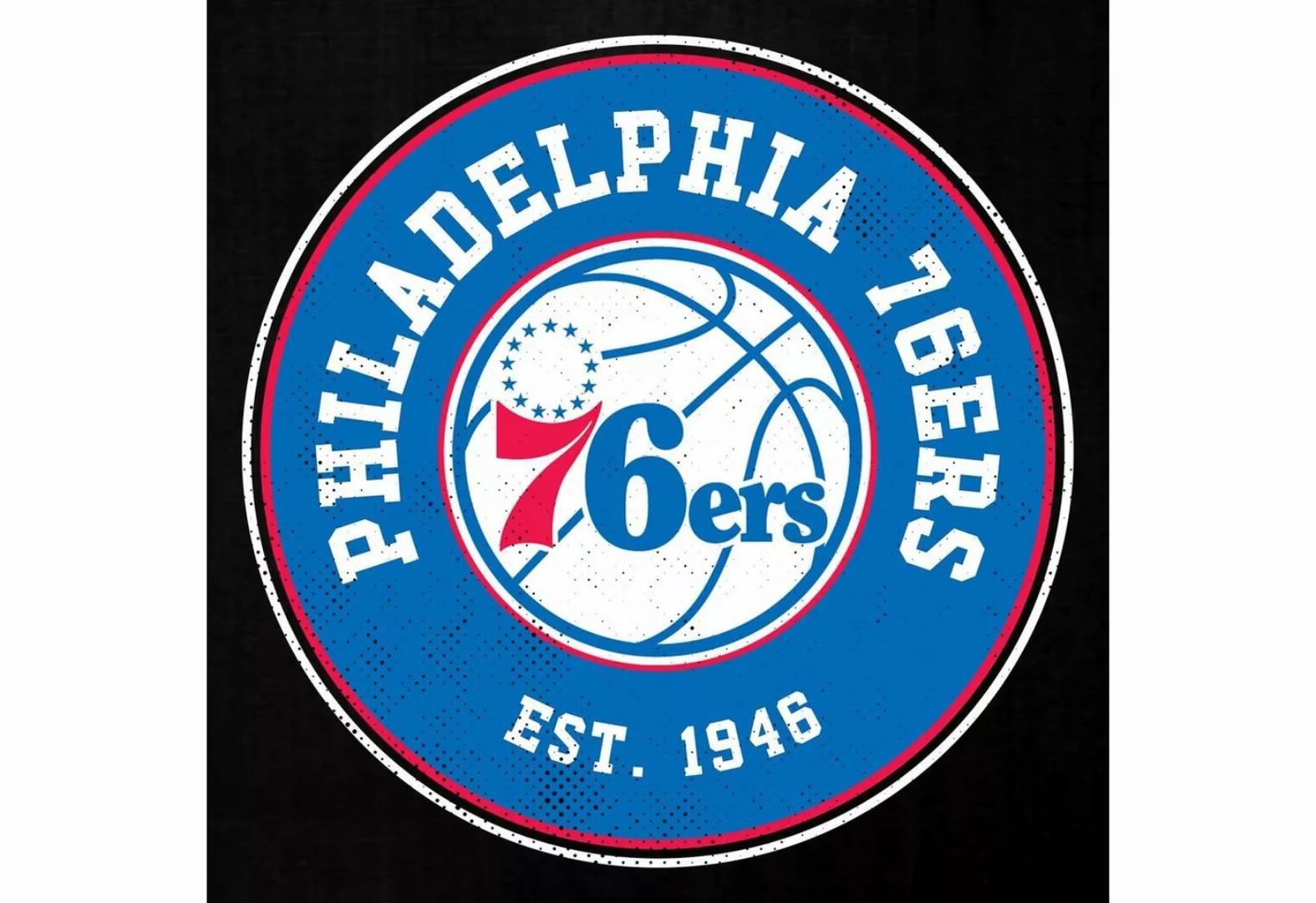 Quattro Formatee Hoodie Philadelphia 76ers - Basketball NBA Team Basketbal günstig online kaufen