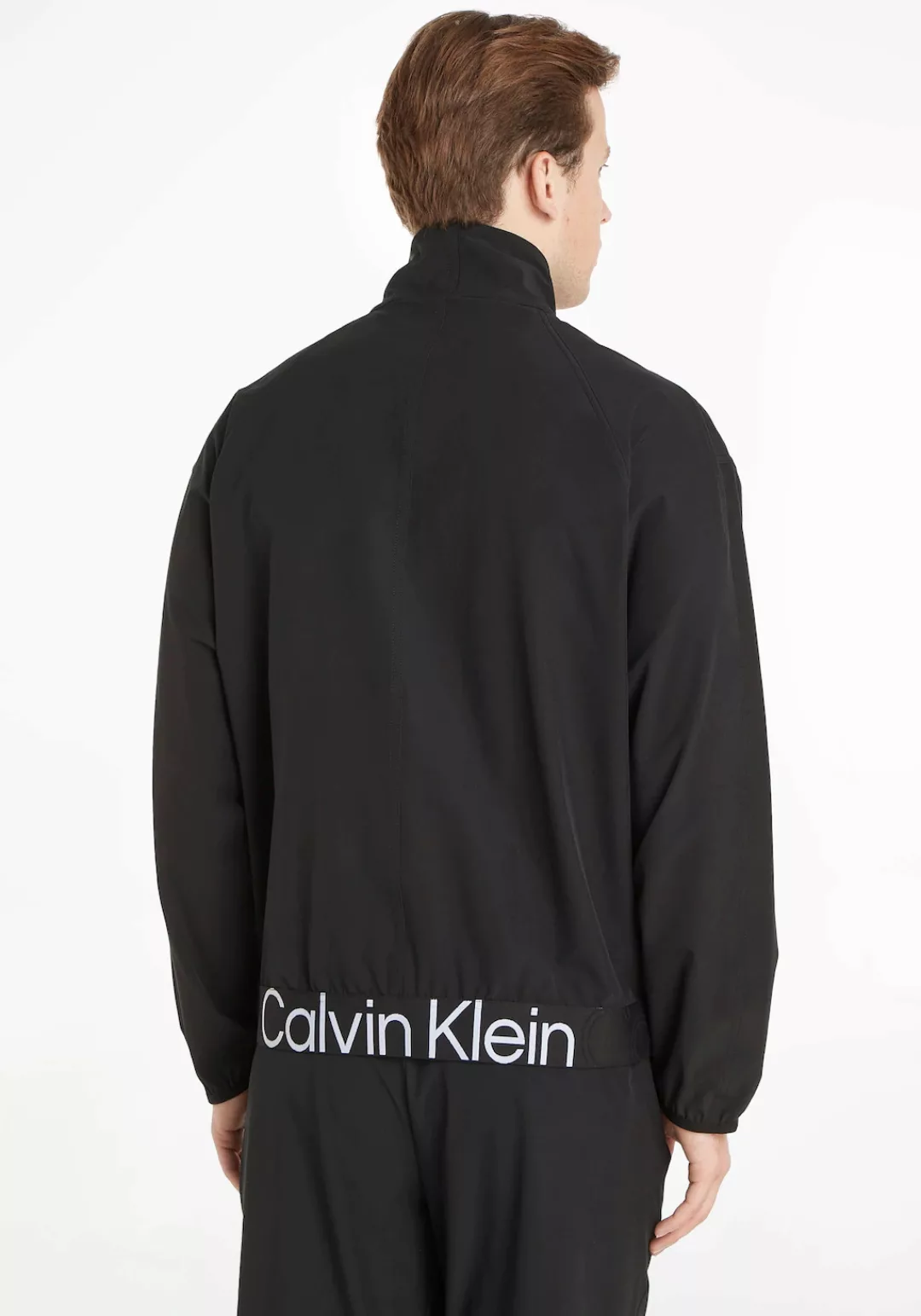 Calvin Klein Sport Outdoorjacke mit hohem Stehkragen günstig online kaufen