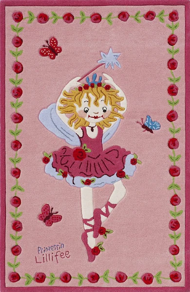 Prinzessin Lillifee Kinderteppich »LI-2200-01«, rechteckig, Konturschnitt, günstig online kaufen