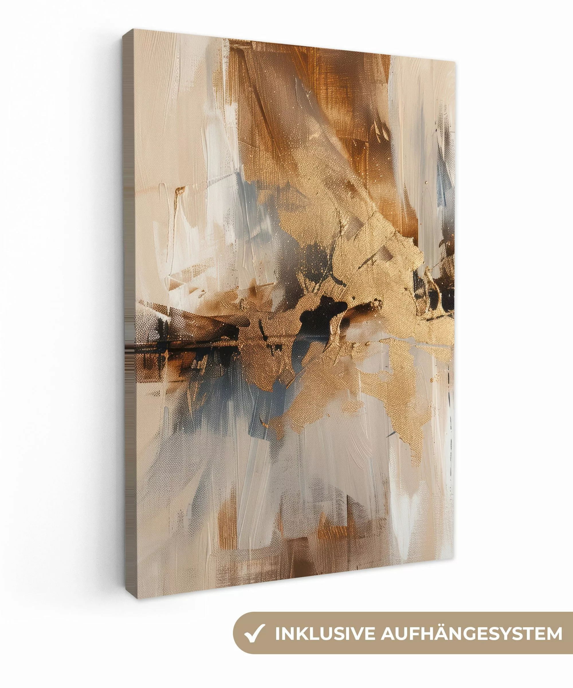 OneMillionCanvasses® Leinwandbild Modern - Braun - günstig online kaufen