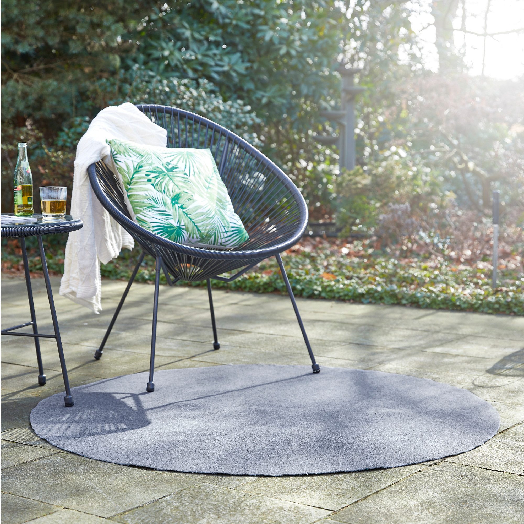 Andiamo Kunstrasen "Field, Made in Belgium", rund, 4 mm Höhe, Rasenteppich günstig online kaufen