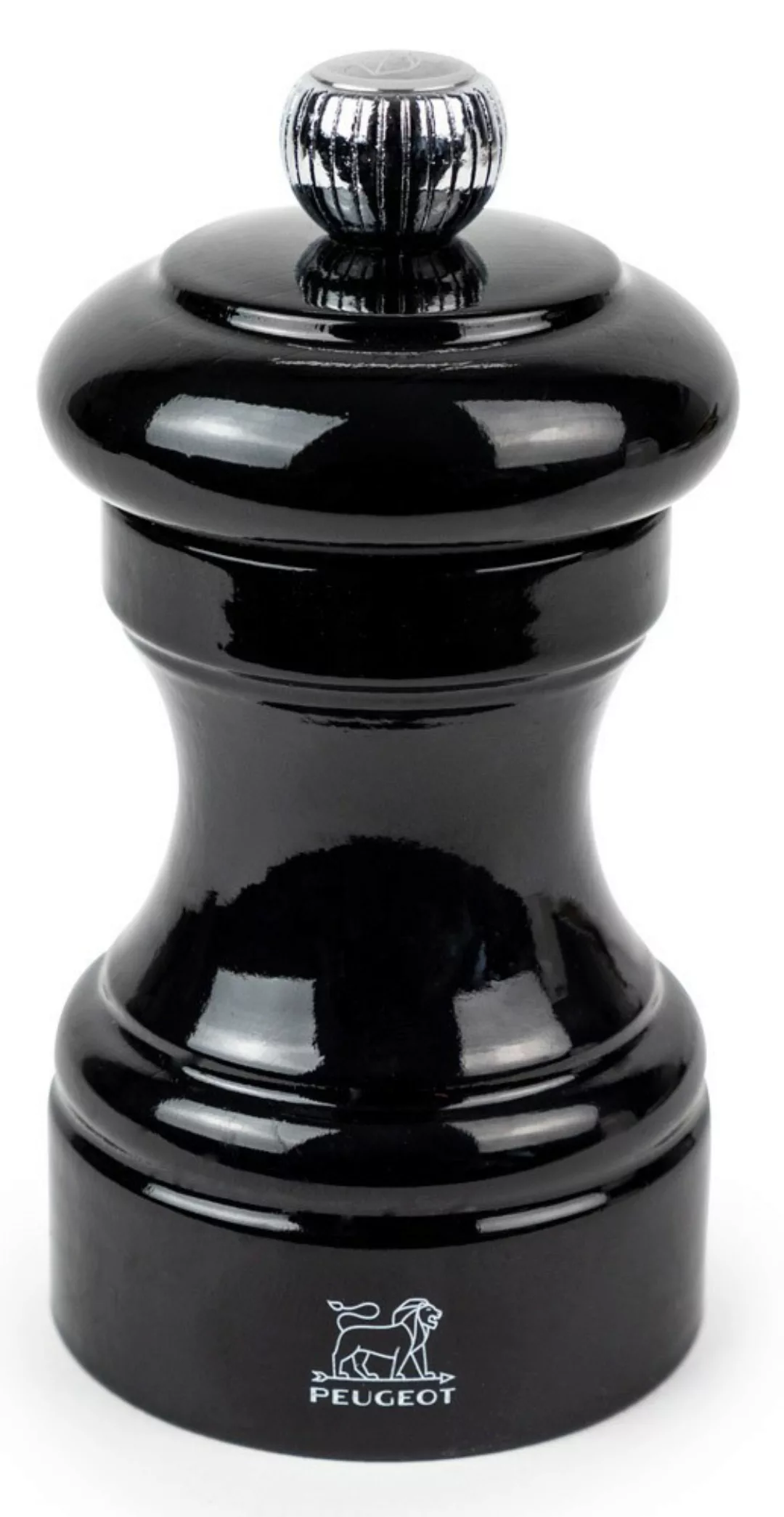 Peugeot Bistrorama Salzmühle 10 cm Buchenholz schwarz lackiert - Stahlmahlw günstig online kaufen