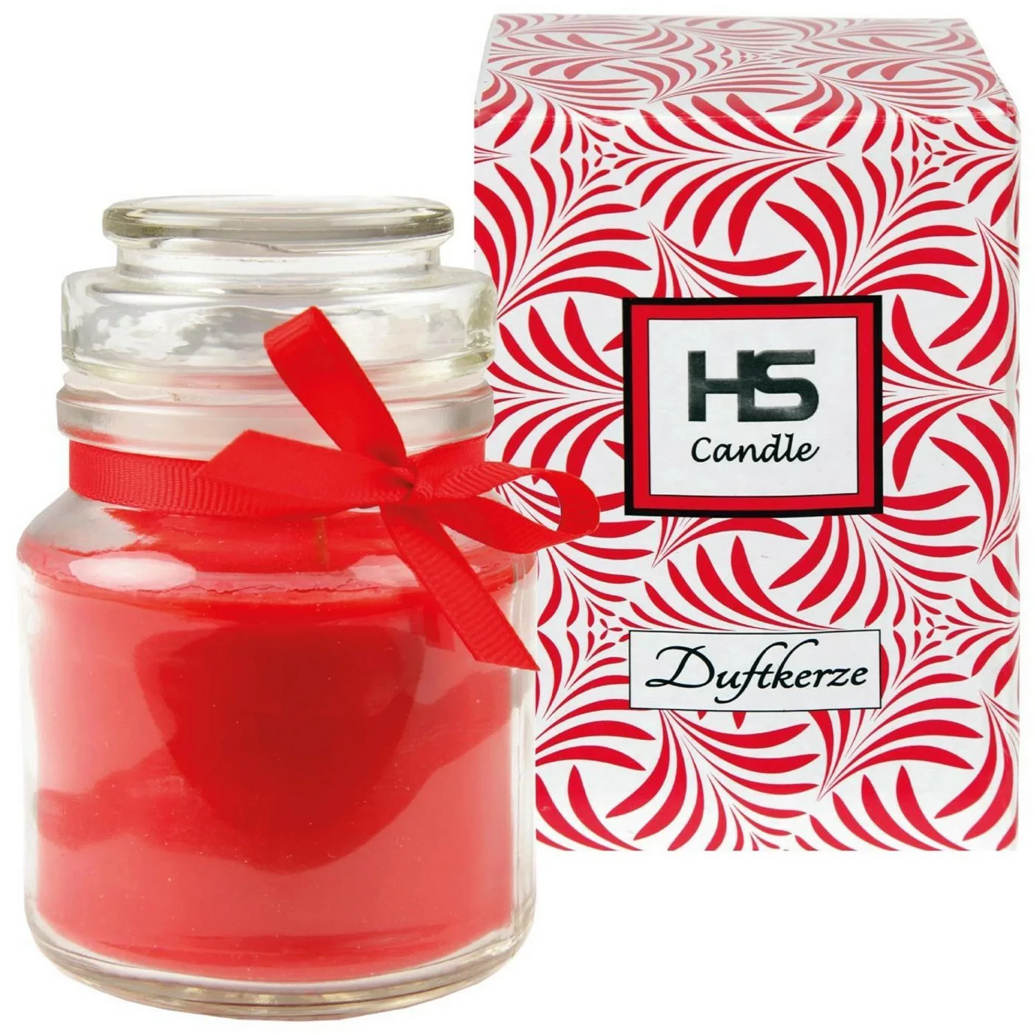 HS Candle Duftkerze & Bonbon Glas Ø7cm Rose günstig online kaufen