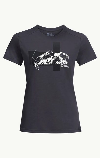 Jack Wolfskin T-Shirt VONNAN S/S GRAPHIC T W GRAPHITE günstig online kaufen