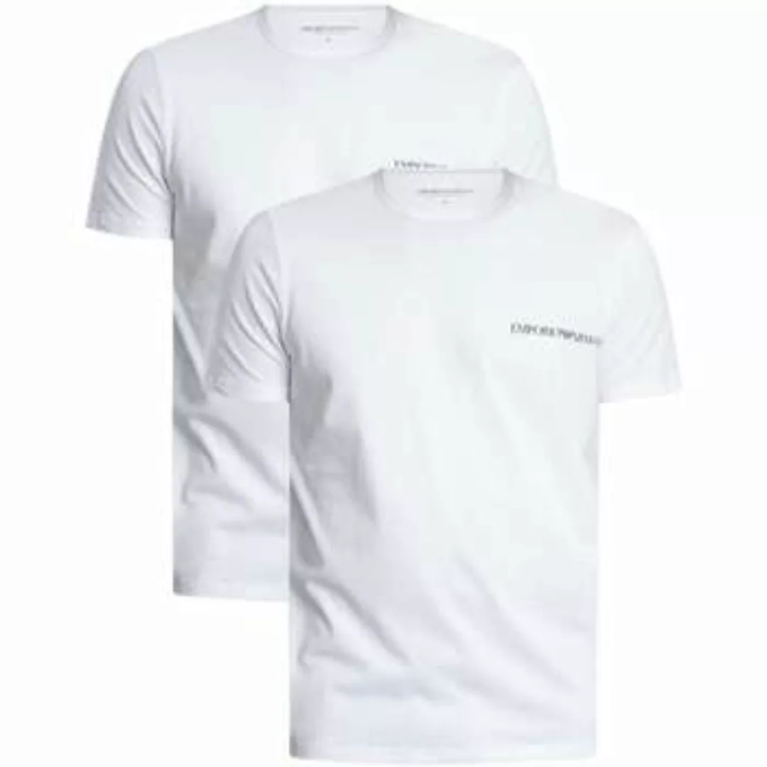 Emporio Armani  T-Shirts & Poloshirts Lounge 2 Pack Stretch Cotton T-Shirt günstig online kaufen