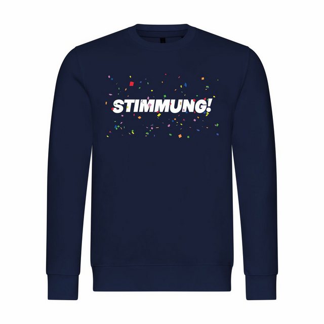 deinshirt Rundhalspullover Herren Sweatshirt STIMMUNG Konfetti Mit Print Mo günstig online kaufen