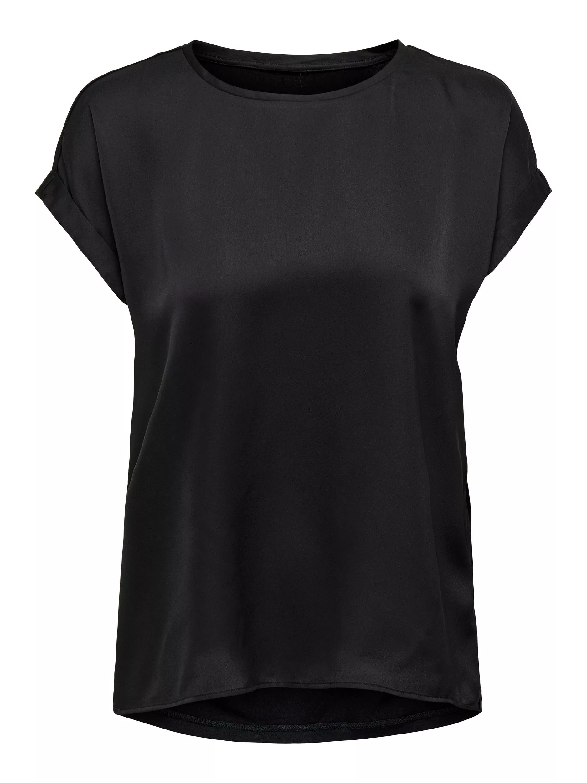 ONLY Kurzarmshirt "ONLLIEKE S/S SATIN MIX TOP WVN NOOS" günstig online kaufen