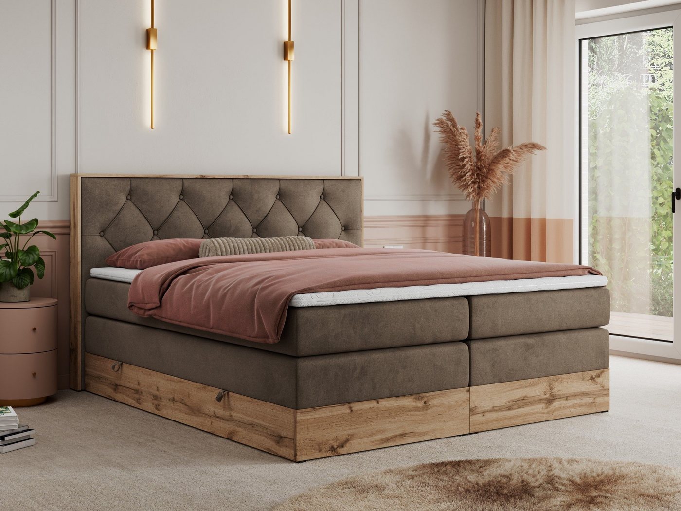 DB-Möbel Boxspringbett "KING CAMA" Boxspringbett vom Hersteller. (Doppelbet günstig online kaufen