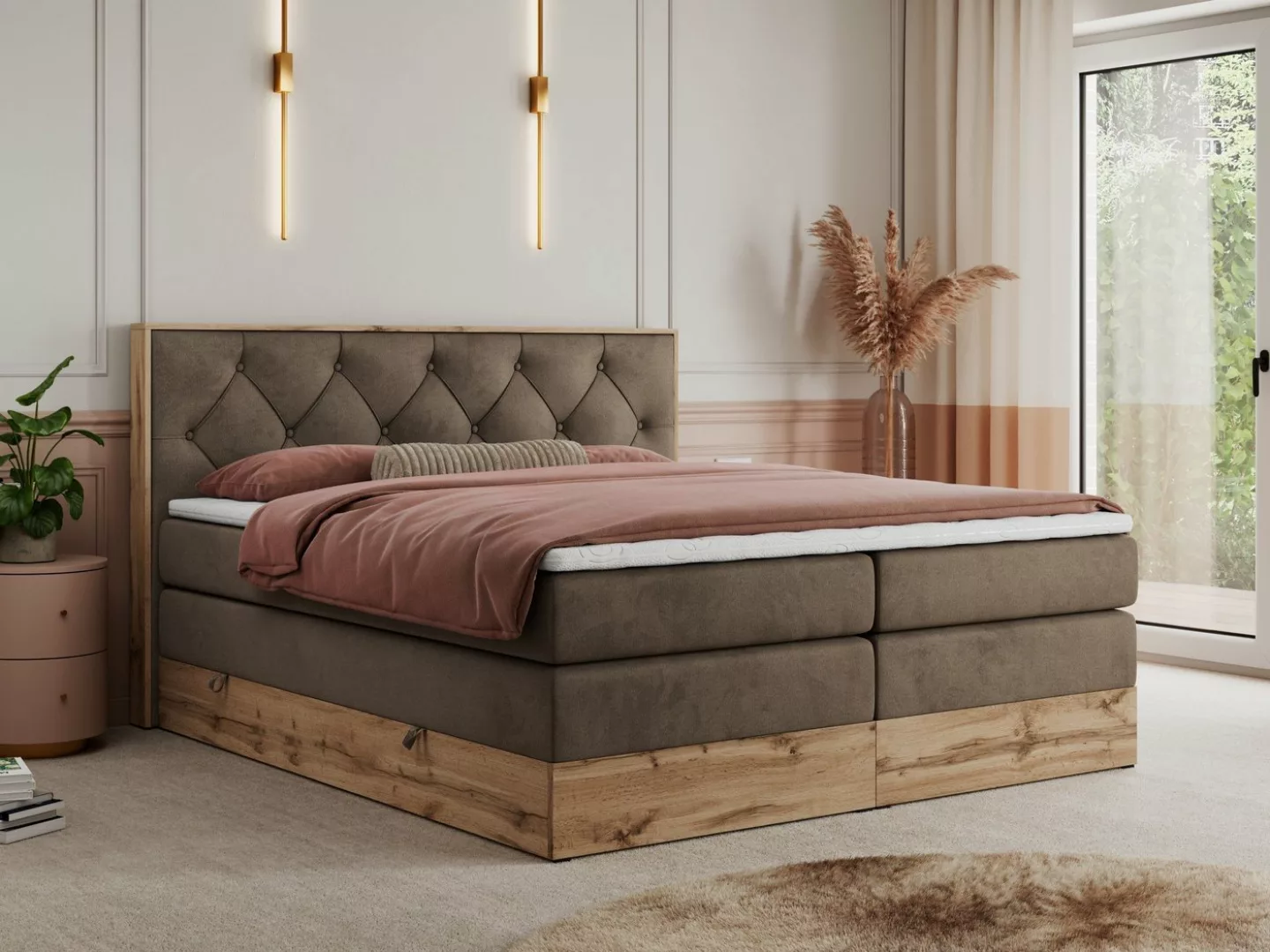 DB-Möbel Boxspringbett "KING CAMA" Boxspringbett vom Hersteller. (Doppelbet günstig online kaufen